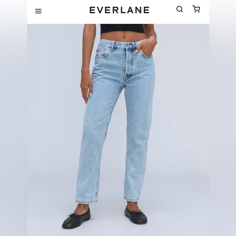 NWT Everlane Relaxed Straight Jean